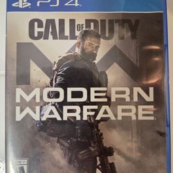 PS4 Call Of Duty Modern Warfare