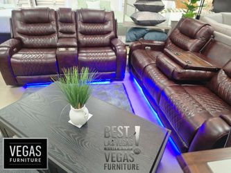 Sofa Loveseat 2PC Set Recliners