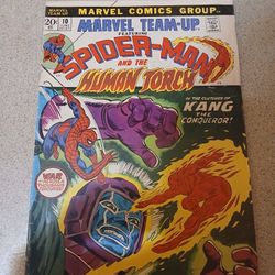 Marvel Team-up Spider-Man And The Human Torch