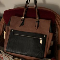 Large Brown Steve Madden Handbag EUC