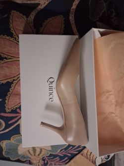 Quince cashew Patent  Italian Leather Pumps