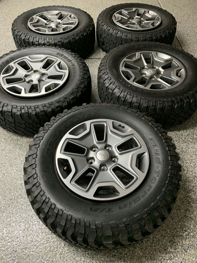 2018 jeep Rubicon wheels