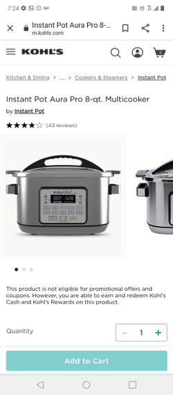 Instant pot aura pro