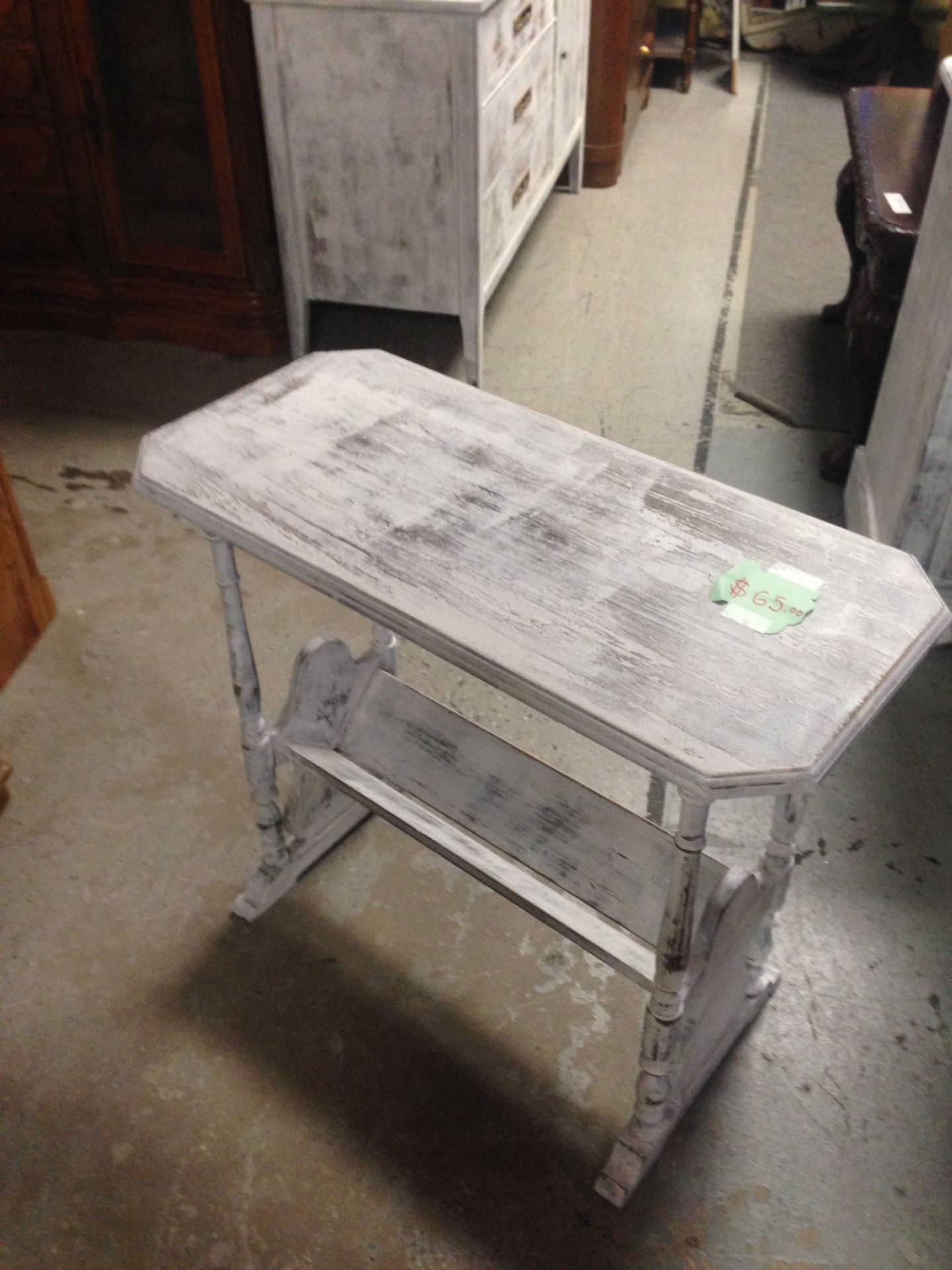 Shabby Chic vintage table for $65.00