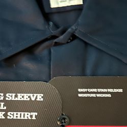 2 Men’s Long Sleeve dickies work shirt 