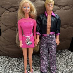 1980s Barbie And Ken Dolls