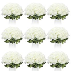 Artificial Roses Flowers (Creamy White) 