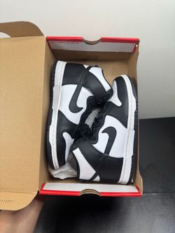 Nike Dunk High Panda Size 7w (5.5y) Used With Original Box