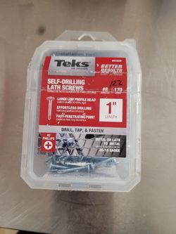 Teks #8×1" Self-Drilling Lath Screws (Qty 122)