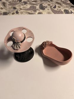 Pink Marble Look Serveware Set