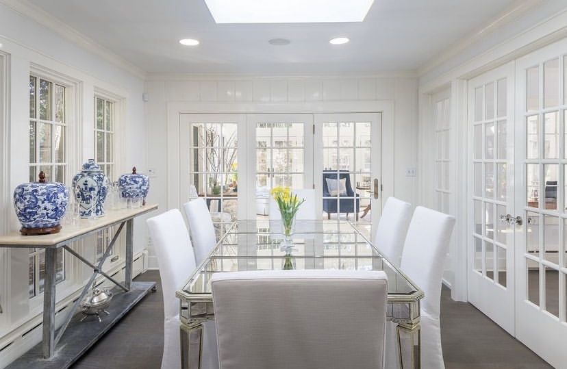 Z Gallerie Borghese Collection Mirrored Dining Table NO CHAIRS