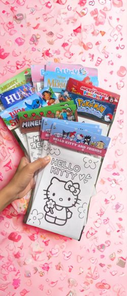 Coloring Sticker Sheets Party Favors 