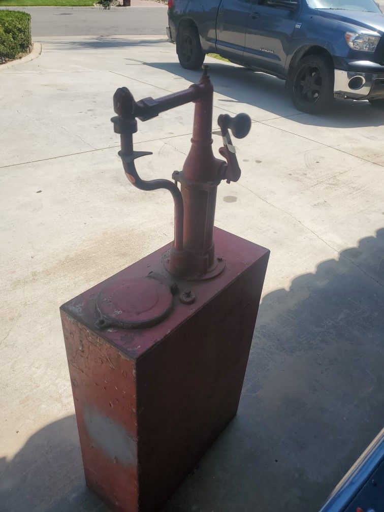 Vintage Oil Pump From 1930's