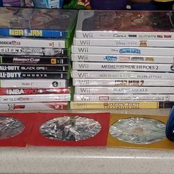 Nintendo Wii, Playstation 2 & Xbox 360 Games LOT LOOK