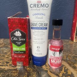 Shaving Cream And Aftershave