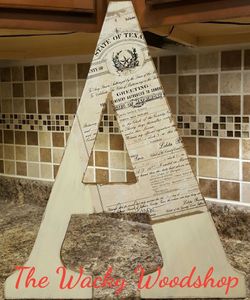 Custom Marriage license letters