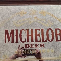 Old Michelob Mirror 