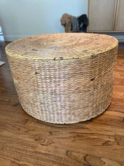 Rattan coffee table