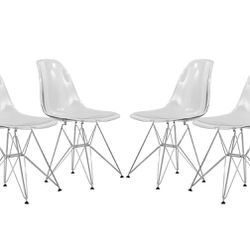 Modern Side Chairs, Set of 4