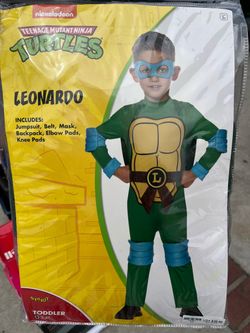 Ninja turtle Halloween costume Leonardo TNT
