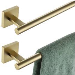 Gold Modern Towel Holders Both Long