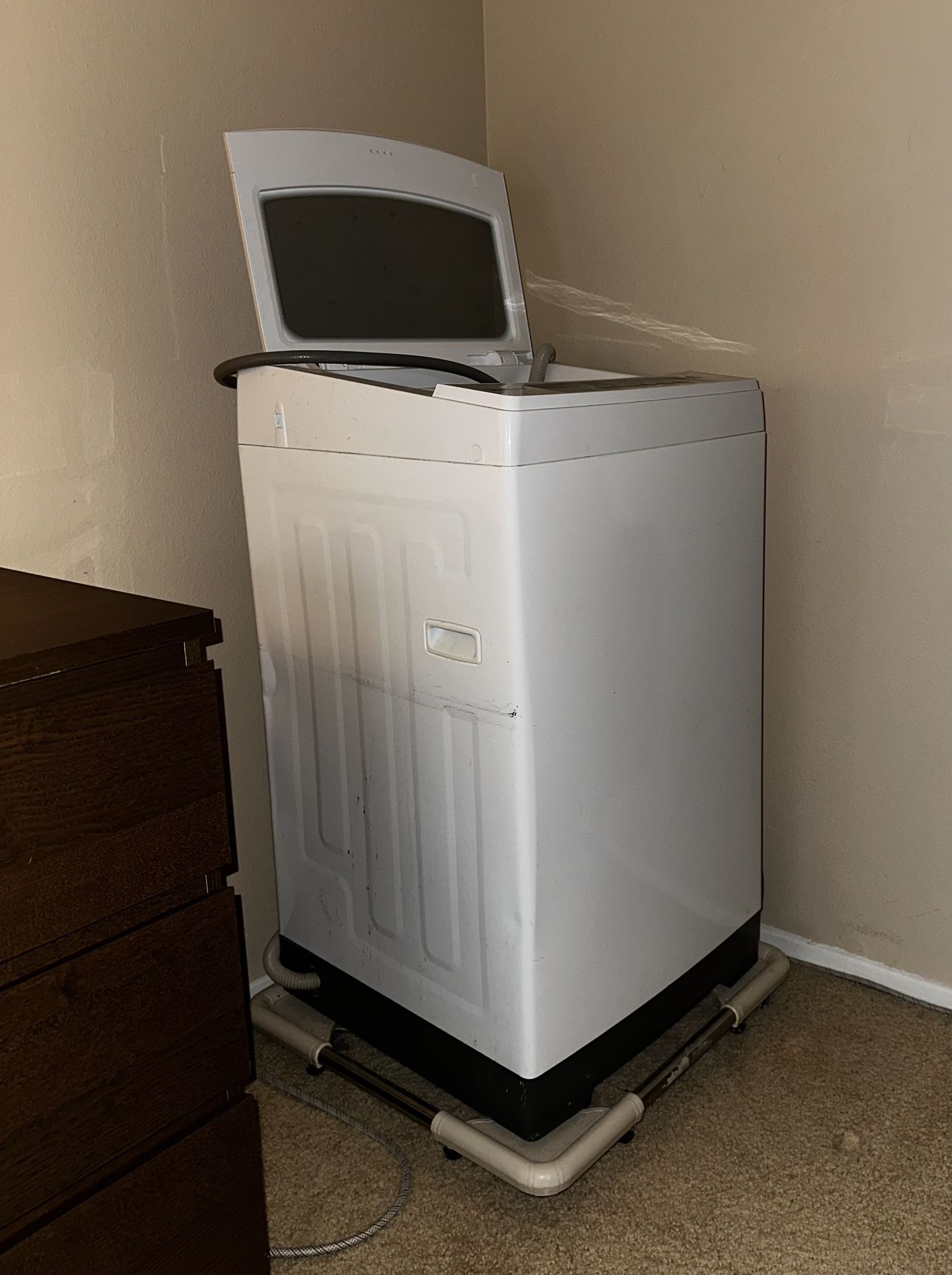 1.7 cu. ft. Portable Compact Top Load Washer in White