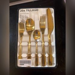20x TILLAGD 20-piece flatware set (NEW)