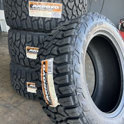 33x12.50r20 ARROYO R/T  ( 4 NEW TIRES ) INCLUDED INSTALLATION & BALANCED ✅
