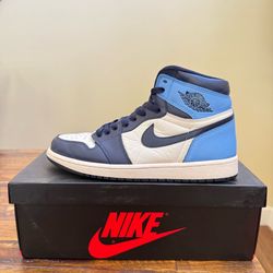 Jordan 1 High Obsidian- Size 10