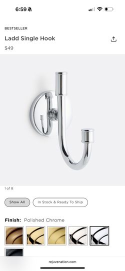 Rejuvenation Towel Hooks