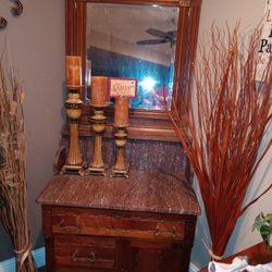Antique Piece Could Be Used For Wash Table Hall Piece Or Small Dresser