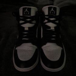 Panda Air Jordan’s High Tops 