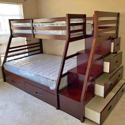 Twin And Full Size Bunk Bed 