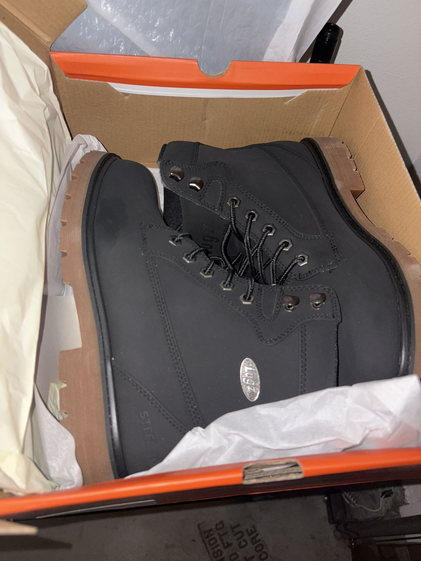 LUGZ Construction Steel Toed Work Boots (2 Pairs)