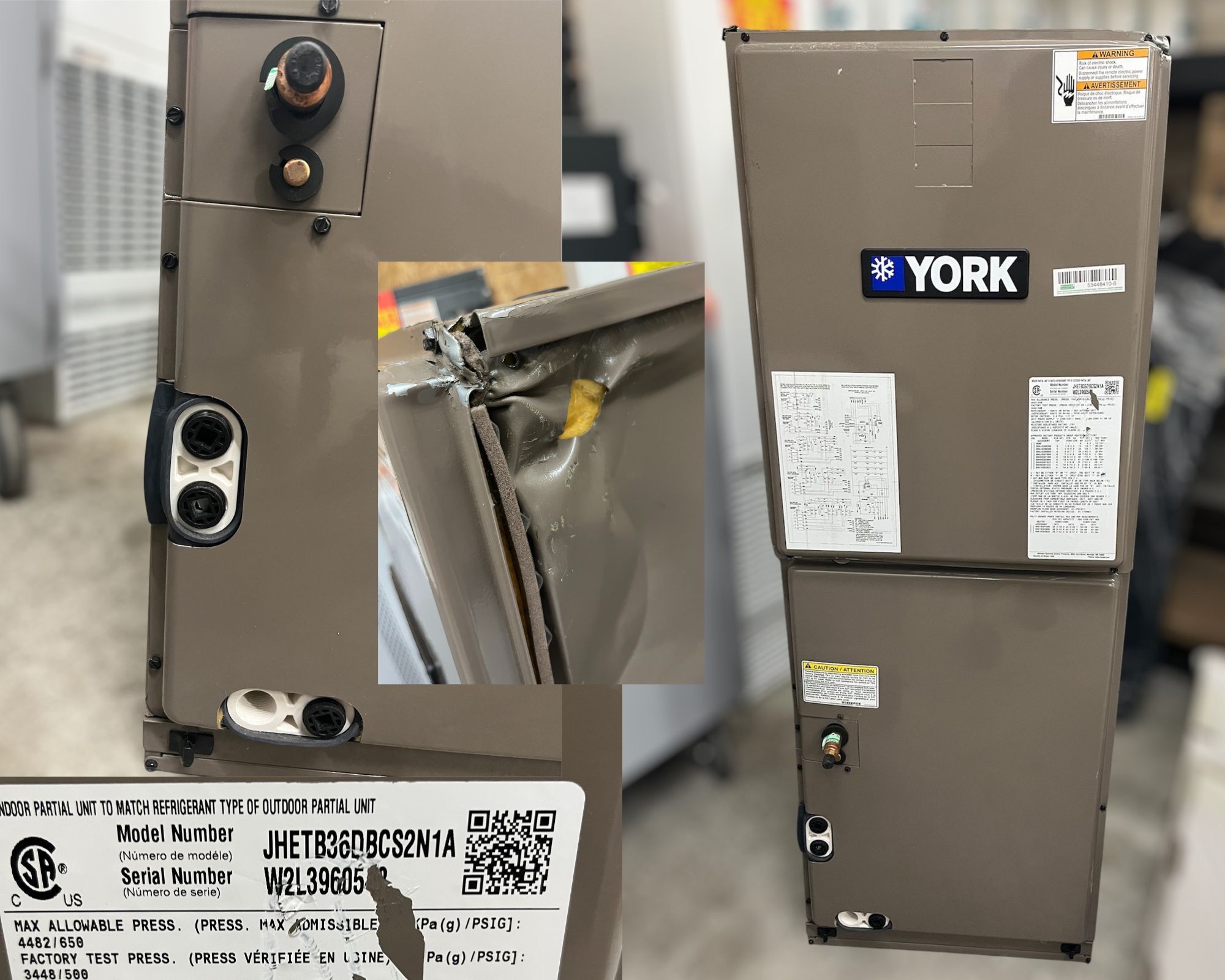 3 Ton York Air Handler