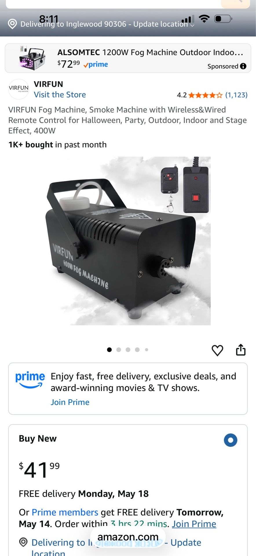 Party Humo machine