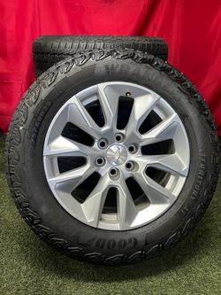 2025 Chevy Silverado Custom 6 Lug 20 Inch OEM Wheels
