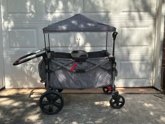 EVER ADVANCED Foldable Wagons for Two Kids, etc.