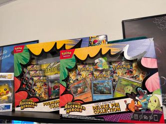 Pokemon ascended hero’s poster and pin collection