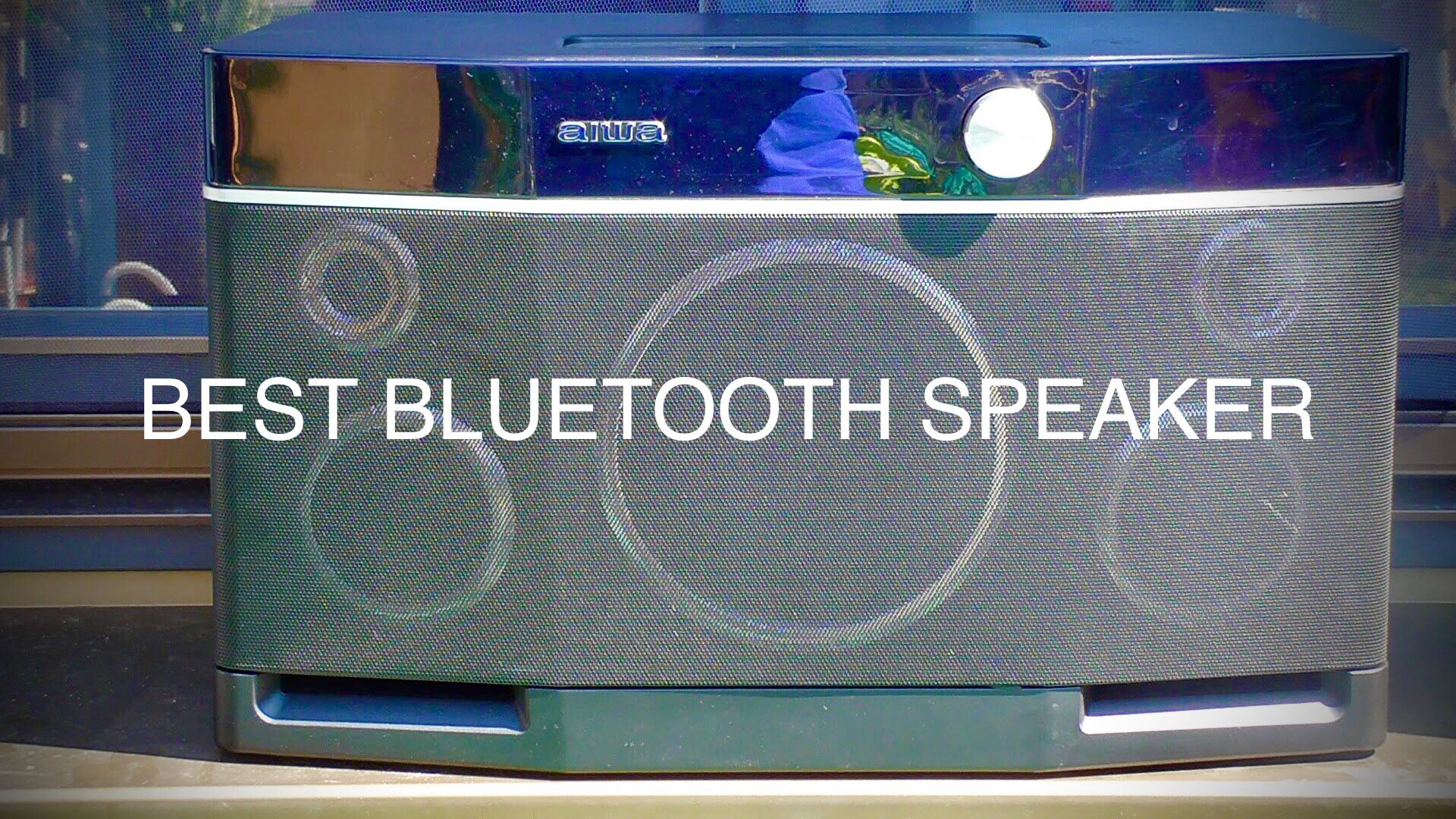 Aiwa exos-9 portable Bluetooth speaker