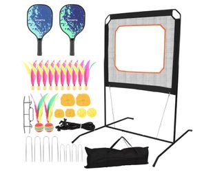 Portable Multi-sport Game with Net for Indoors & Outdoors