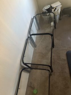 Glass Coffee Table And End Tables