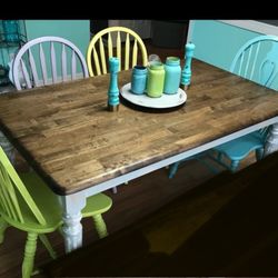 Farmhouse Style Kitchen Table