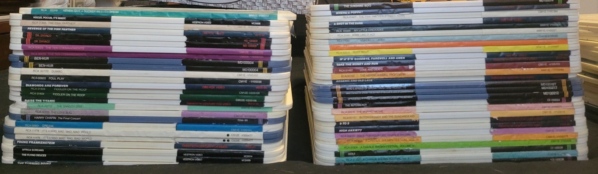 RCA CED Selectavision Video Discs! 2 Dollars A Piece! Pink Panther! Grease! Walt Disney!