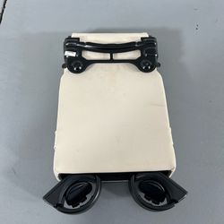 OEM Mercedes-Benz Rear Center Armrest Cup Holder — Beige — Needs Repair