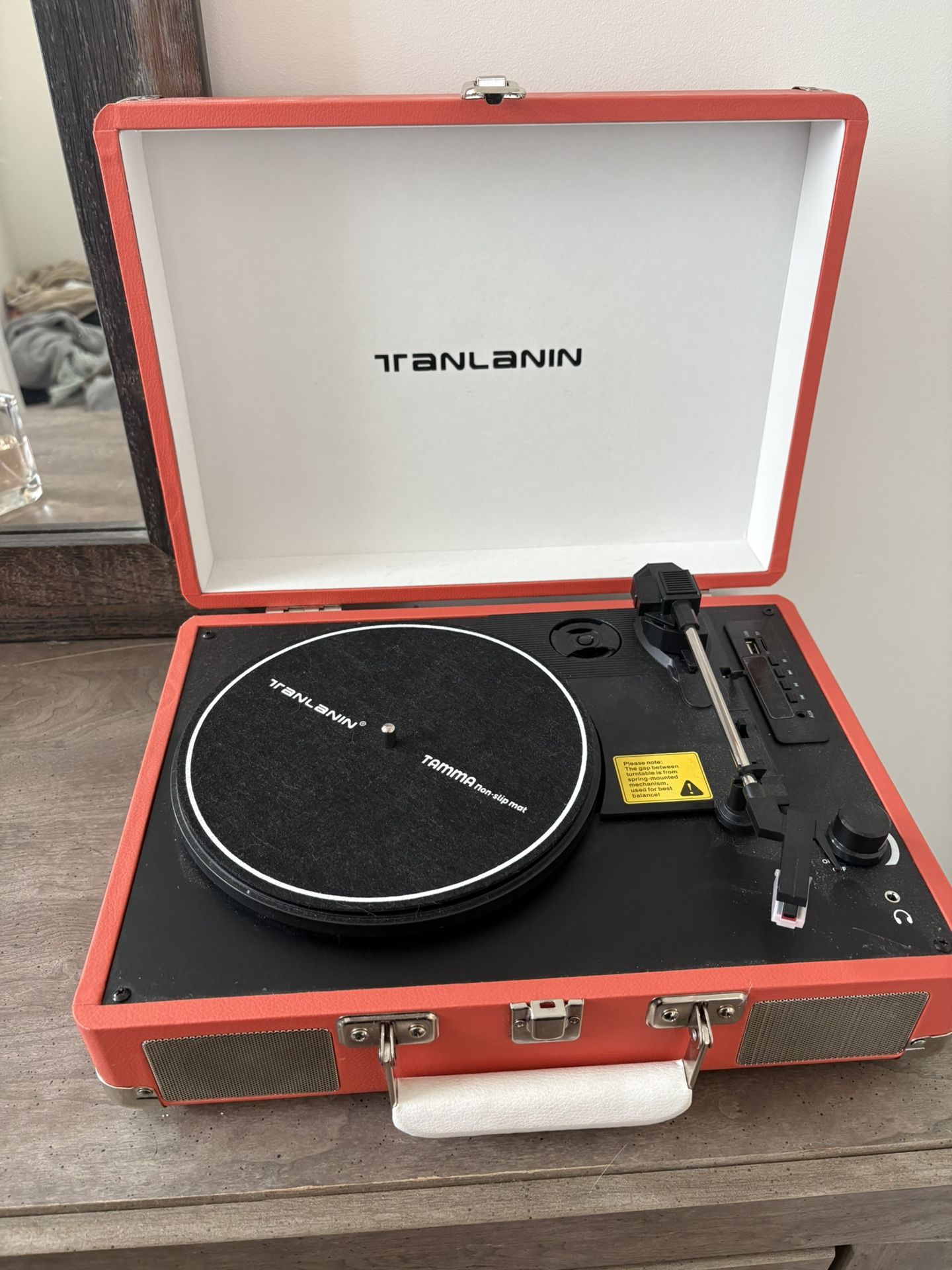 Record Player And Speaker