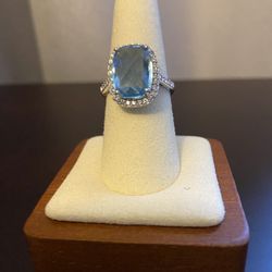 Aqua Marine Gemstone Ring 