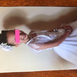 First communion dress 👗.and shoes 👟