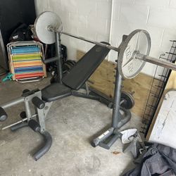Workout Rack And Bench