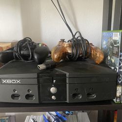Original Xbox with games